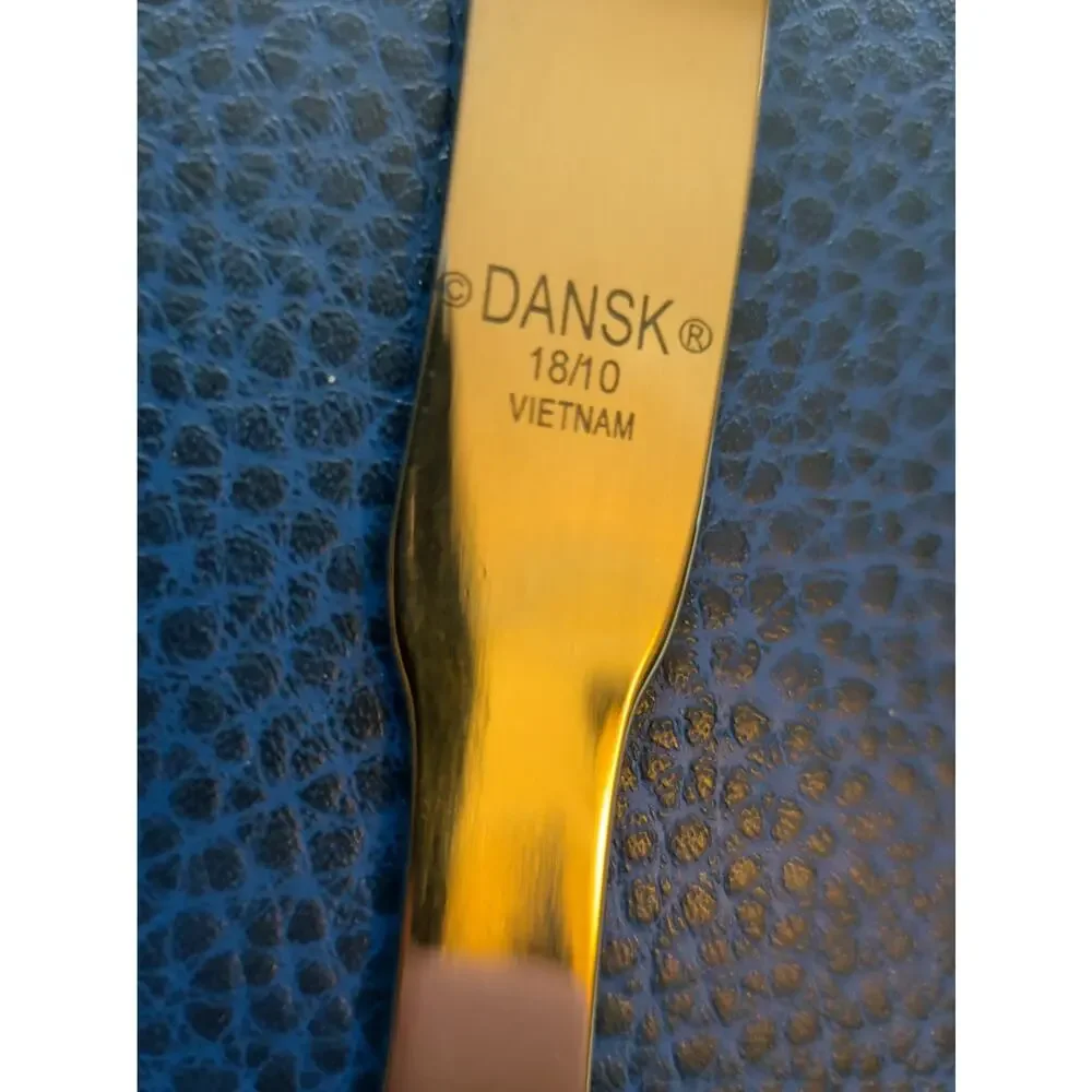 Dansk Torun 18/10 Stainless Steel Cocktail Forks Butter Spreader Set Lot of 4